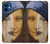 S3853 モナリザ グスタフクリムト フェルメール Mona Lisa Gustav Klimt Vermeer iPhone 12 mini バックケース、フリップケース・カバー