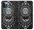 S3854 神秘的な太陽の顔三日月 Mystical Sun Face Crescent Moon iPhone 12 Pro Max バックケース、フリップケース・カバー