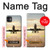 S3837 飛行機離陸日の出 Airplane Take off Sunrise iPhone 11 バックケース、フリップケース・カバー