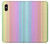 S3849 カラフルな縦の色 Colorful Vertical Colors iPhone X, iPhone XS バックケース、フリップケース・カバー