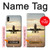 S3837 飛行機離陸日の出 Airplane Take off Sunrise iPhone XS Max バックケース、フリップケース・カバー