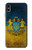 S3858 ウクライナ ヴィンテージ旗 Ukraine Vintage Flag iPhone XS Max バックケース、フリップケース・カバー
