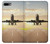 S3837 飛行機離陸日の出 Airplane Take off Sunrise iPhone 7 Plus, iPhone 8 Plus バックケース、フリップケース・カバー