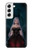 S3847 リリス 花嫁 ゴシック女 スカル死神 Lilith Devil Bride Gothic Girl Skull Grim Reaper Samsung Galaxy S22 バックケース、フリップケース・カバー