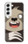 S3855 ナマケモノの顔の漫画 Sloth Face Cartoon Samsung Galaxy S22 バックケース、フリップケース・カバー