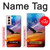 S3841 白頭ワシ カラフルな空 Bald Eagle Flying Colorful Sky Samsung Galaxy S21 5G バックケース、フリップケース・カバー