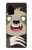 S3855 ナマケモノの顔の漫画 Sloth Face Cartoon Samsung Galaxy S20 Plus, Galaxy S20+ バックケース、フリップケース・カバー