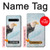 S3843 白頭ワシと氷 Bald Eagle On Ice Samsung Galaxy S10 5G バックケース、フリップケース・カバー
