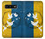 S3857 平和鳩 ウクライナの旗 Peace Dove Ukraine Flag Samsung Galaxy S10 バックケース、フリップケース・カバー
