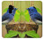 S3839 幸福の青い 鳥青い鳥 Bluebird of Happiness Blue Bird Samsung Galaxy S9 Plus バックケース、フリップケース・カバー