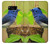 S3839 幸福の青い 鳥青い鳥 Bluebird of Happiness Blue Bird Samsung Galaxy S8 Plus バックケース、フリップケース・カバー