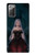 S3847 リリス 花嫁 ゴシック女 スカル死神 Lilith Devil Bride Gothic Girl Skull Grim Reaper Samsung Galaxy Note 20 バックケース、フリップケース・カバー