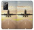 S3837 飛行機離陸日の出 Airplane Take off Sunrise Samsung Galaxy Note 20 Ultra, Ultra 5G バックケース、フリップケース・カバー