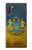 S3858 ウクライナ ヴィンテージ旗 Ukraine Vintage Flag Samsung Galaxy Note 10 バックケース、フリップケース・カバー