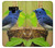 S3839 幸福の青い 鳥青い鳥 Bluebird of Happiness Blue Bird Note 9 Samsung Galaxy Note9 バックケース、フリップケース・カバー