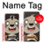 S3855 ナマケモノの顔の漫画 Sloth Face Cartoon Samsung Galaxy Note 4 バックケース、フリップケース・カバー