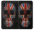 S3848 イギリスの旗の頭蓋骨 United Kingdom Flag Skull Samsung Galaxy A10e バックケース、フリップケース・カバー