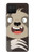S3855 ナマケモノの顔の漫画 Sloth Face Cartoon Samsung Galaxy A12 バックケース、フリップケース・カバー