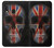 S3848 イギリスの旗の頭蓋骨 United Kingdom Flag Skull Samsung Galaxy A20e バックケース、フリップケース・カバー