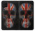 S3848 イギリスの旗の頭蓋骨 United Kingdom Flag Skull Samsung Galaxy A22 4G バックケース、フリップケース・カバー