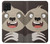 S3855 ナマケモノの顔の漫画 Sloth Face Cartoon Samsung Galaxy A22 4G バックケース、フリップケース・カバー