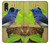 S3839 幸福の青い 鳥青い鳥 Bluebird of Happiness Blue Bird Samsung Galaxy A40 バックケース、フリップケース・カバー