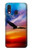 S3841 白頭ワシ カラフルな空 Bald Eagle Flying Colorful Sky Samsung Galaxy A40 バックケース、フリップケース・カバー