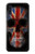 S3848 イギリスの旗の頭蓋骨 United Kingdom Flag Skull Samsung Galaxy A50 バックケース、フリップケース・カバー