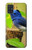 S3839 幸福の青い 鳥青い鳥 Bluebird of Happiness Blue Bird Samsung Galaxy A51 5G バックケース、フリップケース・カバー