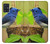 S3839 幸福の青い 鳥青い鳥 Bluebird of Happiness Blue Bird Samsung Galaxy A51 5G バックケース、フリップケース・カバー