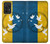 S3857 平和鳩 ウクライナの旗 Peace Dove Ukraine Flag Samsung Galaxy A52, Galaxy A52 5G バックケース、フリップケース・カバー