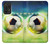 S3844 輝くサッカー サッカーボール Glowing Football Soccer Ball Samsung Galaxy A52s 5G バックケース、フリップケース・カバー