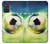 S3844 輝くサッカー サッカーボール Glowing Football Soccer Ball Samsung Galaxy A71 5G バックケース、フリップケース・カバー