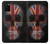S3848 イギリスの旗の頭蓋骨 United Kingdom Flag Skull Samsung Galaxy A02s, Galaxy M02s  (NOT FIT with Galaxy A02s Verizon SM-A025V) バックケース、フリップケース・カバー