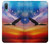 S3841 白頭ワシ カラフルな空 Bald Eagle Flying Colorful Sky Samsung Galaxy A04, Galaxy A02, M02 バックケース、フリップケース・カバー