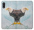 S3843 白頭ワシと氷 Bald Eagle On Ice Samsung Galaxy A01 バックケース、フリップケース・カバー