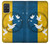 S3857 平和鳩 ウクライナの旗 Peace Dove Ukraine Flag Samsung Galaxy A71 バックケース、フリップケース・カバー