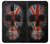 S3848 イギリスの旗の頭蓋骨 United Kingdom Flag Skull Samsung Galaxy A6+ (2018), J8 Plus 2018, A6 Plus 2018  バックケース、フリップケース・カバー