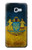 S3858 ウクライナ ヴィンテージ旗 Ukraine Vintage Flag Samsung Galaxy A5 (2017) バックケース、フリップケース・カバー