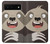 S3855 ナマケモノの顔の漫画 Sloth Face Cartoon Google Pixel 6 バックケース、フリップケース・カバー