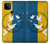 S3857 平和鳩 ウクライナの旗 Peace Dove Ukraine Flag Google Pixel 5A 5G バックケース、フリップケース・カバー