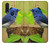 S3839 幸福の青い 鳥青い鳥 Bluebird of Happiness Blue Bird Motorola One Action (Moto P40 Power) バックケース、フリップケース・カバー