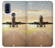 S3837 飛行機離陸日の出 Airplane Take off Sunrise Motorola G Pure バックケース、フリップケース・カバー