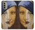 S3853 モナリザ グスタフクリムト フェルメール Mona Lisa Gustav Klimt Vermeer Motorola Moto G51 5G バックケース、フリップケース・カバー