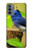 S3839 幸福の青い 鳥青い鳥 Bluebird of Happiness Blue Bird Motorola Moto G31 バックケース、フリップケース・カバー