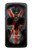 S3848 イギリスの旗の頭蓋骨 United Kingdom Flag Skull Motorola Moto G7 Play バックケース、フリップケース・カバー