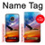 S3841 白頭ワシ カラフルな空 Bald Eagle Flying Colorful Sky Motorola Moto G7, Moto G7 Plus バックケース、フリップケース・カバー