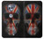 S3848 イギリスの旗の頭蓋骨 United Kingdom Flag Skull Motorola Moto X4 バックケース、フリップケース・カバー