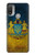 S3858 ウクライナ ヴィンテージ旗 Ukraine Vintage Flag Motorola Moto E20,E30,E40  バックケース、フリップケース・カバー