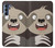 S3855 ナマケモノの顔の漫画 Sloth Face Cartoon Motorola Edge S30 バックケース、フリップケース・カバー